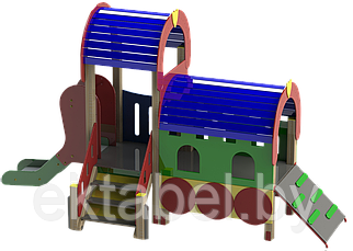 EDIO-2405 Игровой комплекс "Паровоз"