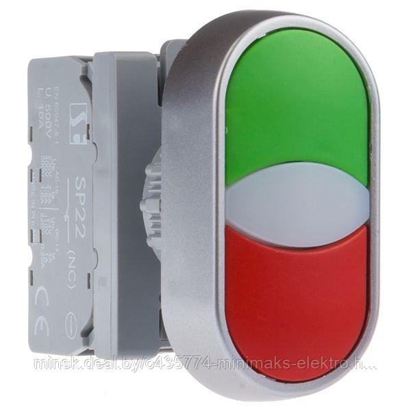 Кнопка управления SP22-2KLZ/C-11-220-LED