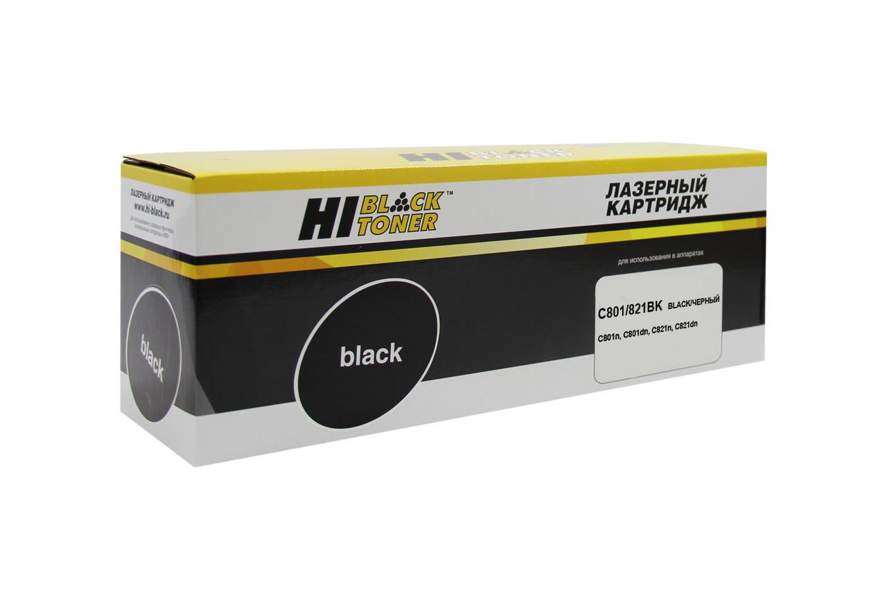 Картридж 44643008/ 44643004 (для OKI C801/ C821) Hi-Black, чёрный