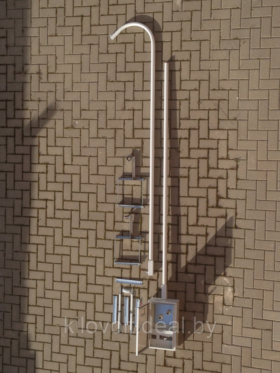 Стойка однотрубная с трубостойкой д 40мм для щитов учета Каскад Энерго - фото 5 - id-p104901155