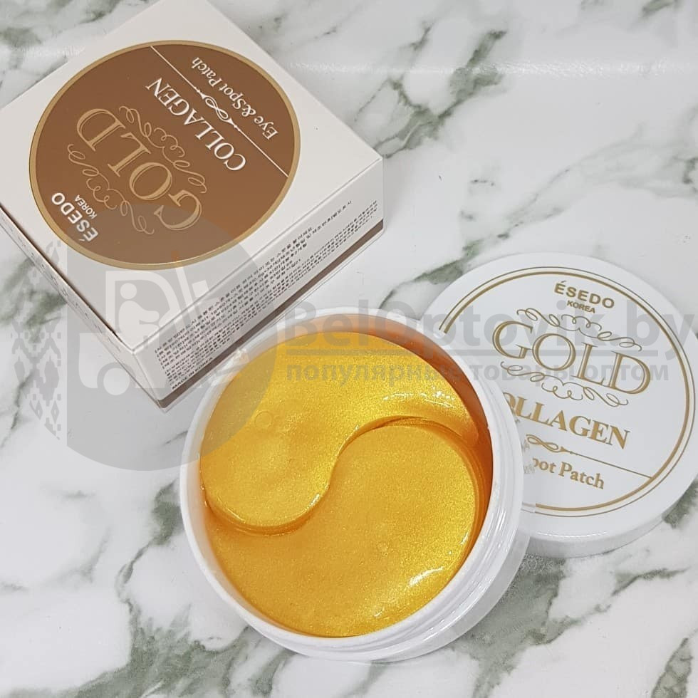 Революционные гидрогелевые патчи для кожи вокруг глаз Esedo Gold Collagen EyeSpot Patch, 60 патчей - фото 3 - id-p104922924