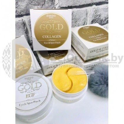 Революционные гидрогелевые патчи для кожи вокруг глаз Esedo Gold Collagen EyeSpot Patch, 60 патчей - фото 2 - id-p104922924