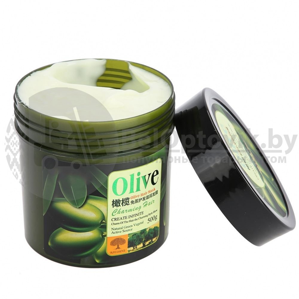 Маска для волос Olive Hair Mask Bioaqua с маслом оливы 500 мл