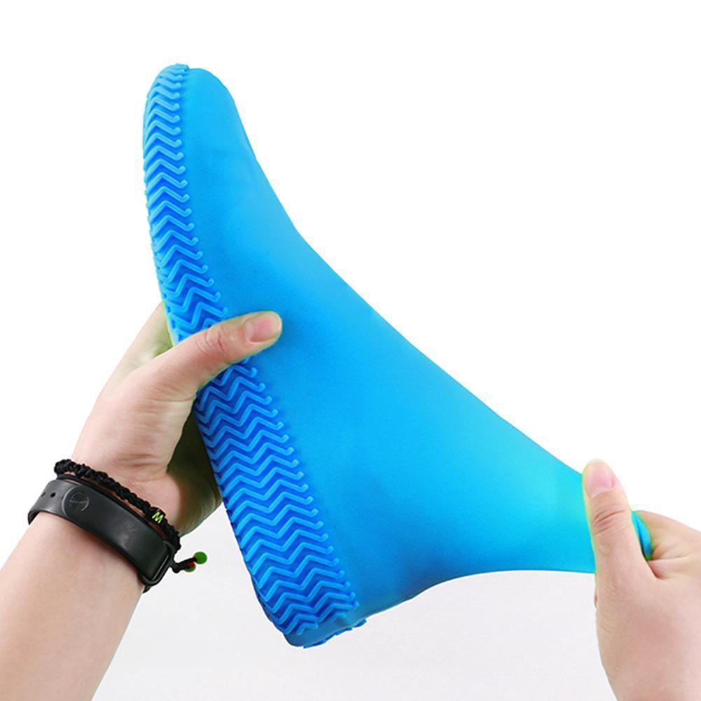 Бахилы от дождя (дождевики) и песка многоразовые силиконовые Waterproof Silicone Shoe. Суперпрочные - фото 5 - id-p104942218