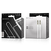 Акустический кабель BL1 jack (M) - jack (M) 3.5mm 1м. белый Borofone