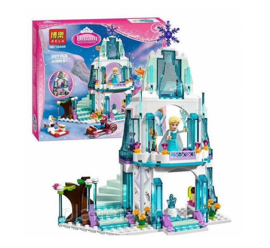 10435 Конструктор Bela Dream "Ледяной замок Эльзы", 297 деталей, аналог Lego Disney Princess 41062