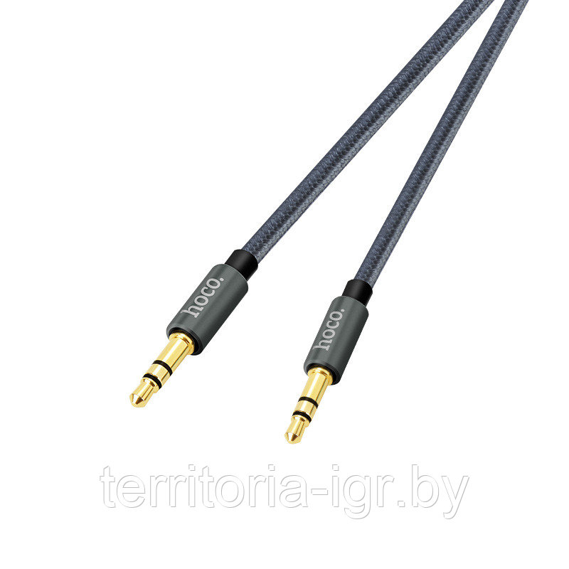 Акустический кабель UPA03 1м. серый Hoco - фото 3 - id-p104944620