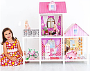 Игровой кукольный домик  66883,2-х этажный c 3 куклами (ВТ), фото 2
