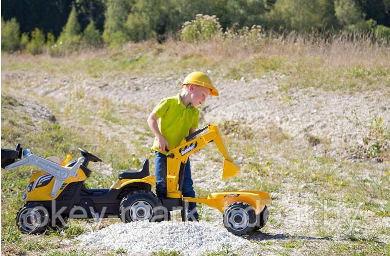 Детский педальный трактор Smoby Builder MAX 710301 - фото 3 - id-p104964672