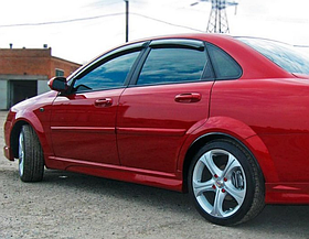 CHEVROLET LACETTI SD 2002-13 ПОРОГИ; ABS ПЛАСТИК