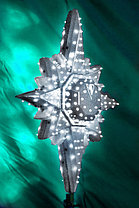 Елочная макушка "Полярная звезда Эконом" 55 см, фото 3