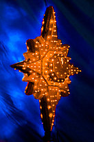 Елочная макушка "Полярная звезда Эконом" 55 см, фото 2