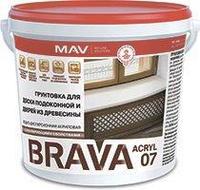 Грунтовка для изделий из древесины BRAVA ACRYL 07 20 л.