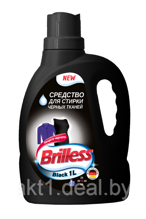 Средство для стирки Brilless для черных тканей Black