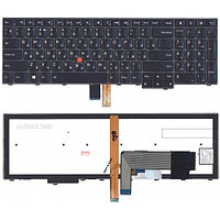 Клавиатура для ноутбука Lenovo ThinkPad Edge E531, E540, T540, T540p черная, с рамкой, с подсветкой, с