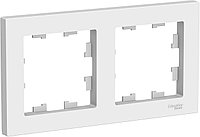 ATN000102 ATLASDESIGN 2-постовая РАМКА, универсальная, белый