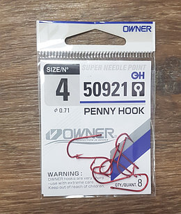 Крючки Owner 50921 PENNY HOOK 4