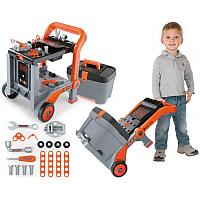 Игровой набор Smoby Тележка с инструментами Black & Decker 360202