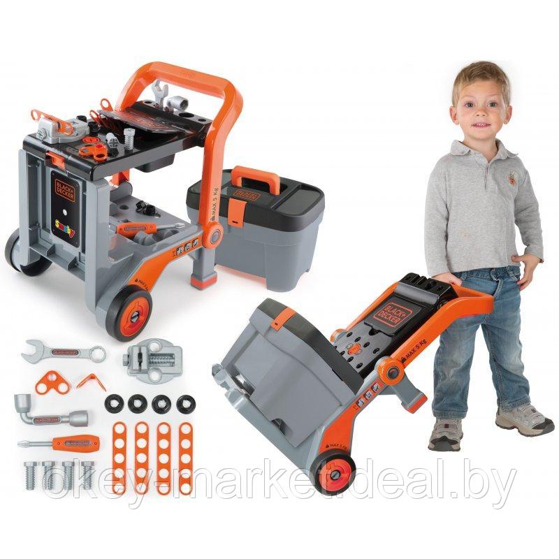 Игровой набор Smoby Тележка с инструментами Black & Decker 360202 - фото 1 - id-p104994249