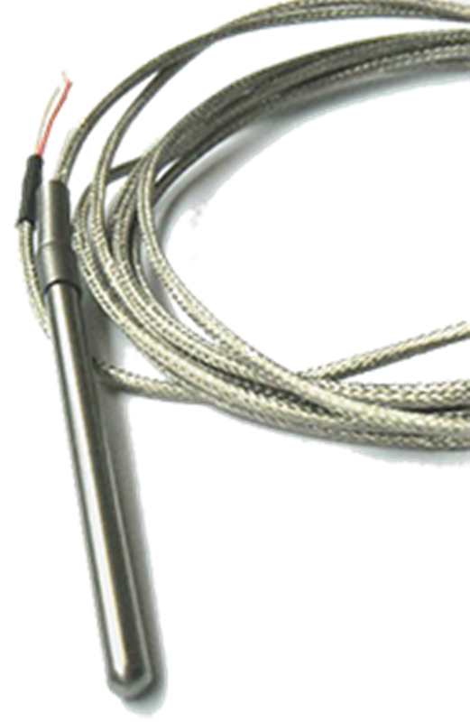 EVTPK815V200 EVCO Термопара тип К 2 wires vetrotex 1.5m 6x100mm -40 +350 °C - фото 1 - id-p104672928