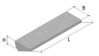 Ступени ж/бетонные вибропрессованные 2ЛС12.17-2 F100