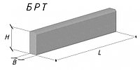 Борт тротуарный БРТ100.20.8-1-Цкр 3%