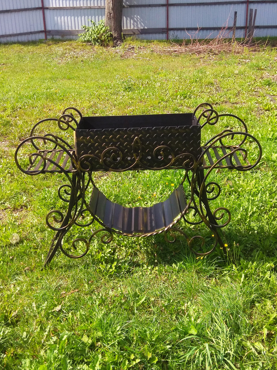 Кованый мангал ручной работы №3