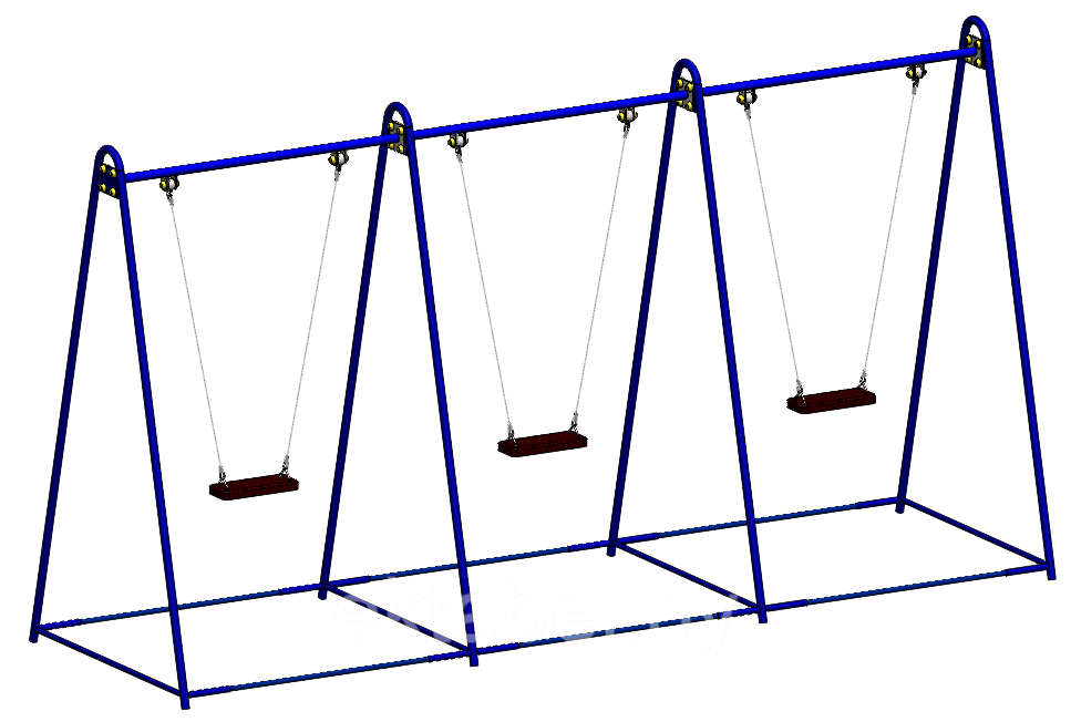 EDIO-311 Качели тройные на цепях