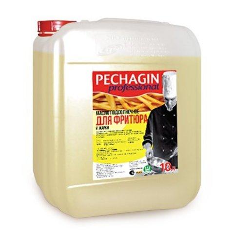 Масло подсолнечное для фритюра и жарки «PECHAGIN professional» канистра ПВХ 10 литров