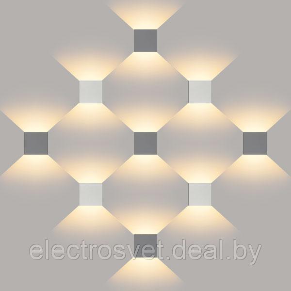 Winner серый уличный настенный светодиодный светильник 1548 TECHNO - фото 7 - id-p105191693