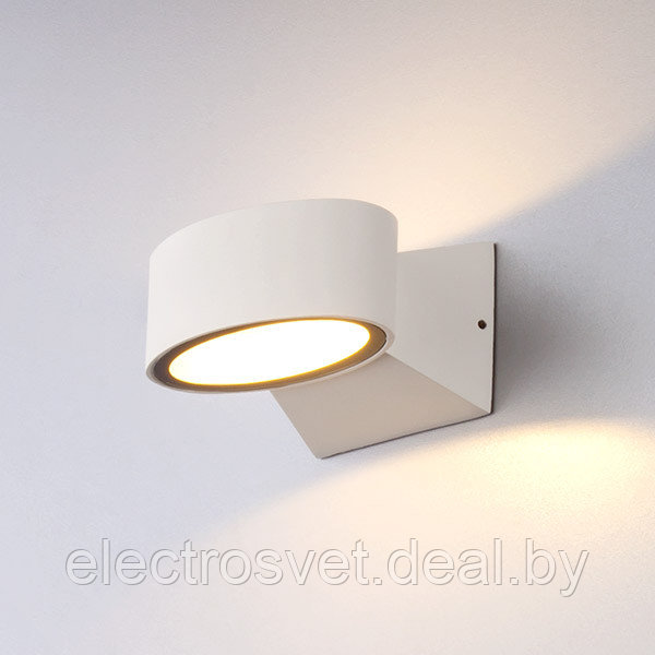 Blinc белый уличный настенный светодиодный светильник 1549 TECHNO - фото 1 - id-p105191776