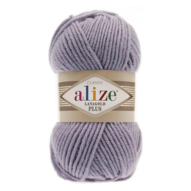 Пряжа Alize Lanagold Plus цвет 200 серый
