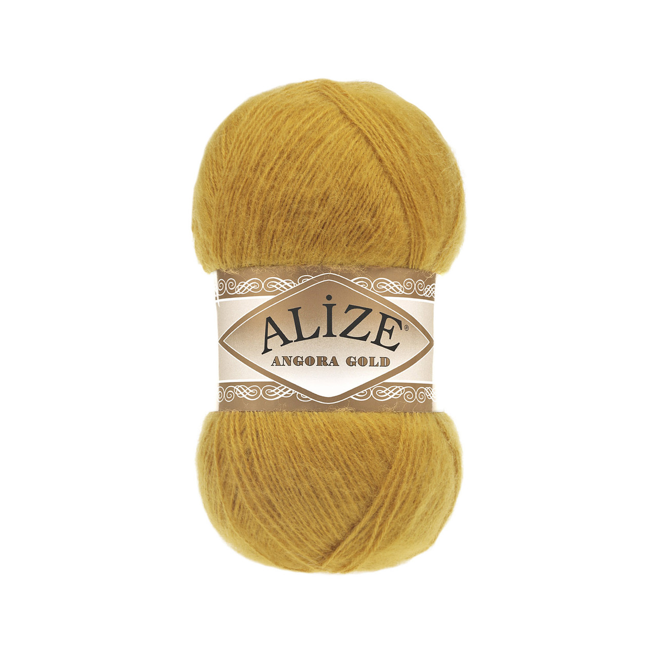 Пряжа Alize Angora Gold цвет 02 шафран