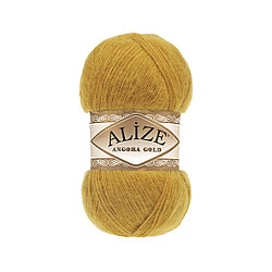 Пряжа Alize Angora Gold цвет 02 шафран