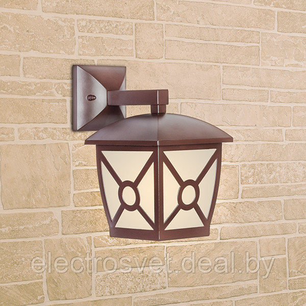 Columba D коричневый уличный настенный светильник - фото 1 - id-p105202788