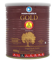 Оливки черные Marmarabirlik gold M, 400 гр.(Турция)