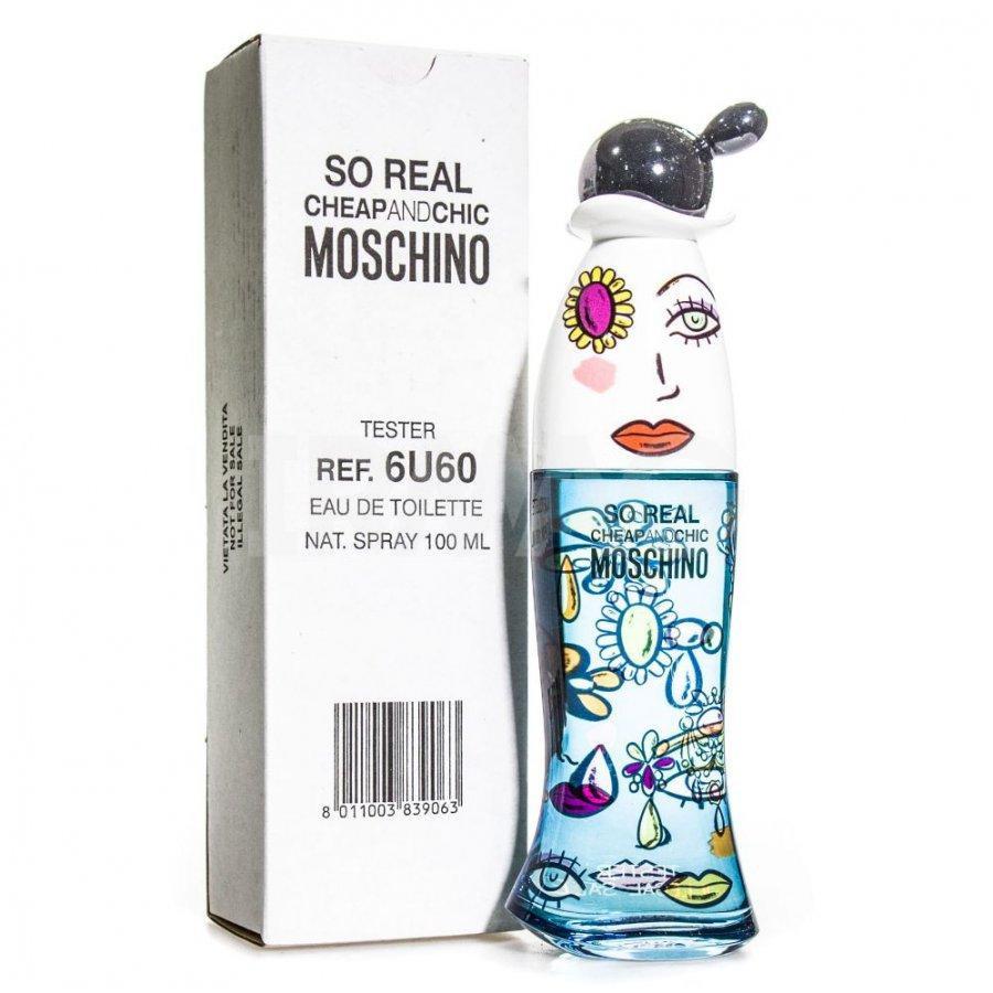 Moschino Cheap and Chic SO REAL edt 100 ml TESTER - фото 1 - id-p103521900