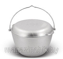 Котелок походный алюминиевый 4 л с крышкой-сковородкой, Кукмара - фото 1 - id-p5699712