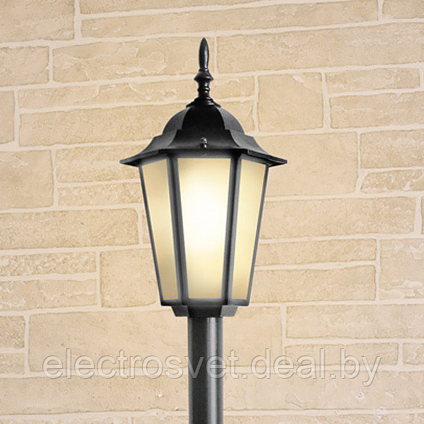 Уличный светильник на столбе IP44 GL 1014F черный - фото 1 - id-p105280401