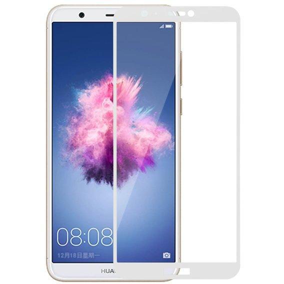 Защитное стекло Full-Screen для Huawei P Smart белый (5D-9D с полной проклейкой) FIG-LX1 - фото 2 - id-p105280505