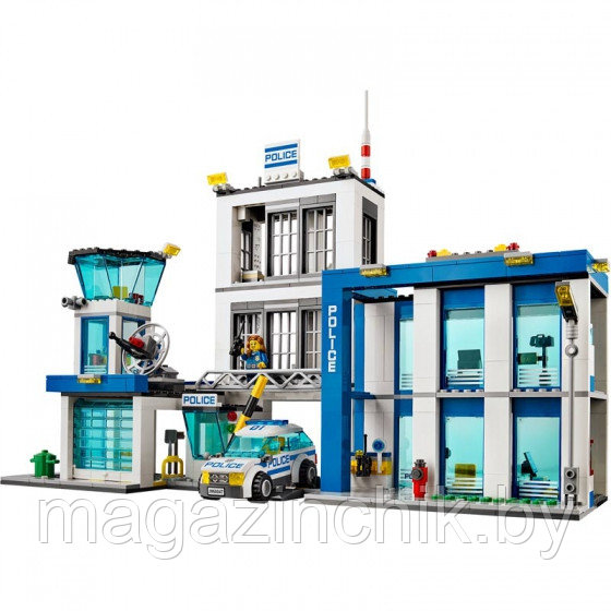 Конструктор Большой полицейский участок 6063, аналог LEGO City 60047 - фото 4 - id-p105280624