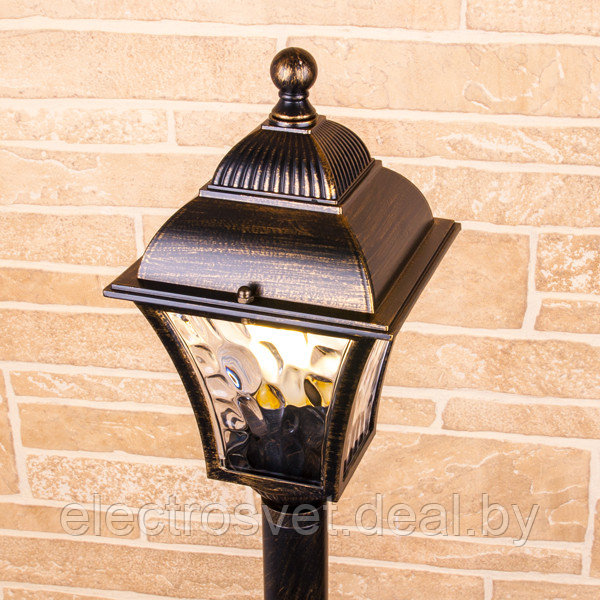 Apus F черное золото уличный светильник на столбе IP44 - фото 2 - id-p105281357
