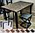 Деревянный стол из дуба  серии "ШВ"в стиле ЛОФТ! Выбор размера и цвета., фото 6