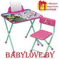 Комплект  детской мебели НИКА д2ф1 (стол + стул) Феи-азбука