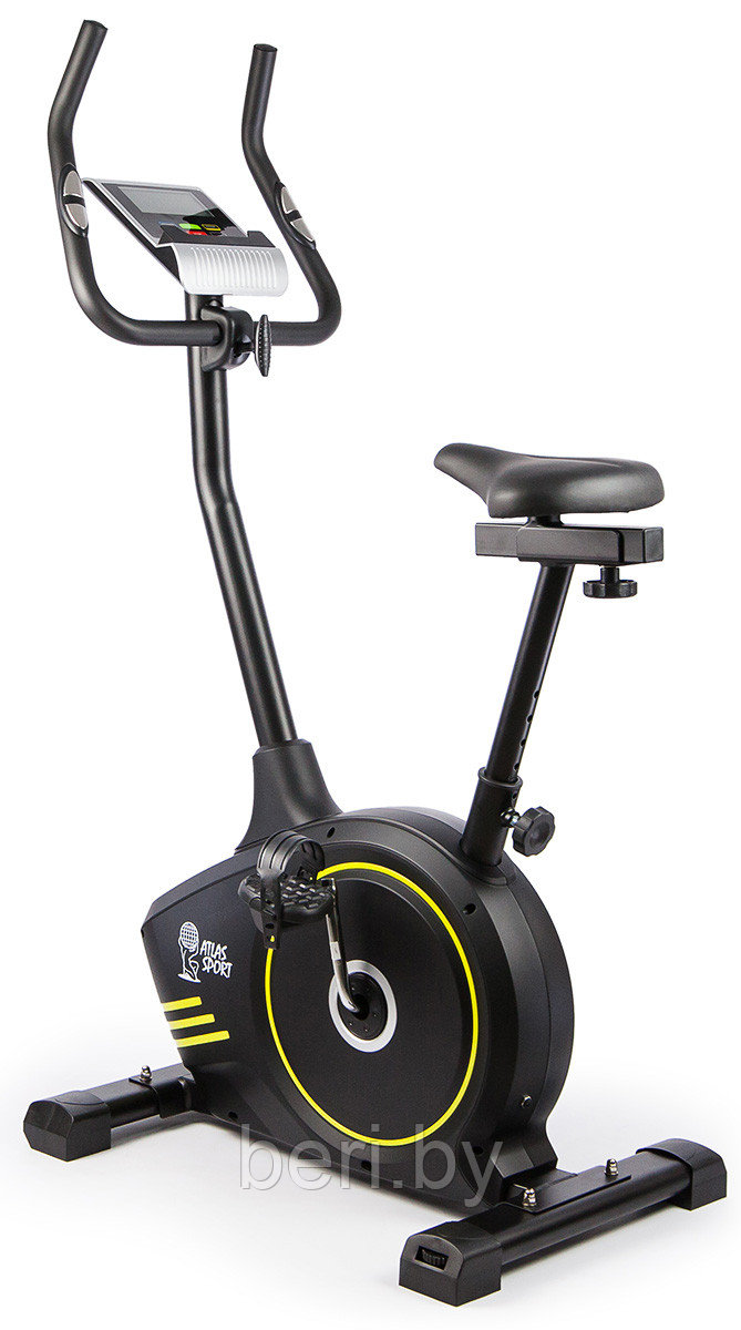 Велотренажер электро-магнитный Atlas Sport MAGNUS с регулировкой руля маховик 10 кг - фото 2 - id-p105305171