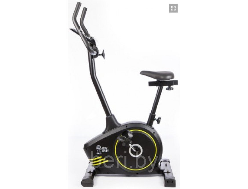 Велотренажер электро-магнитный Atlas Sport MAGNUS с регулировкой руля маховик 10 кг - фото 8 - id-p105305171