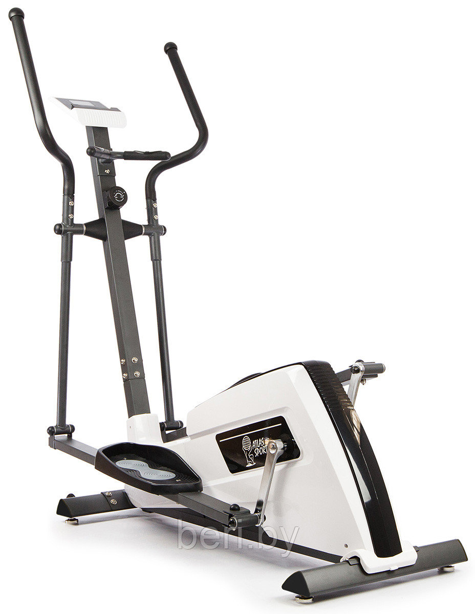 Эллиптический тренажер Atlas Sport Fenix white шаг 40 см. маховик 12 кг - фото 1 - id-p105308809
