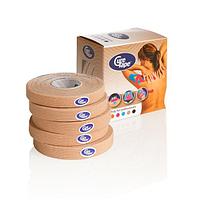 Кинезио тейп CureTape 1cm x 5m (Бежевый)