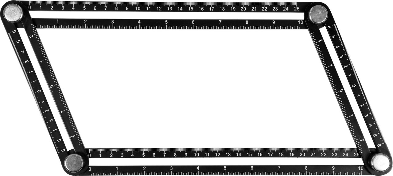 Разметочный инструмент линейка-шаблон, YATO - фото 2 - id-p105311164