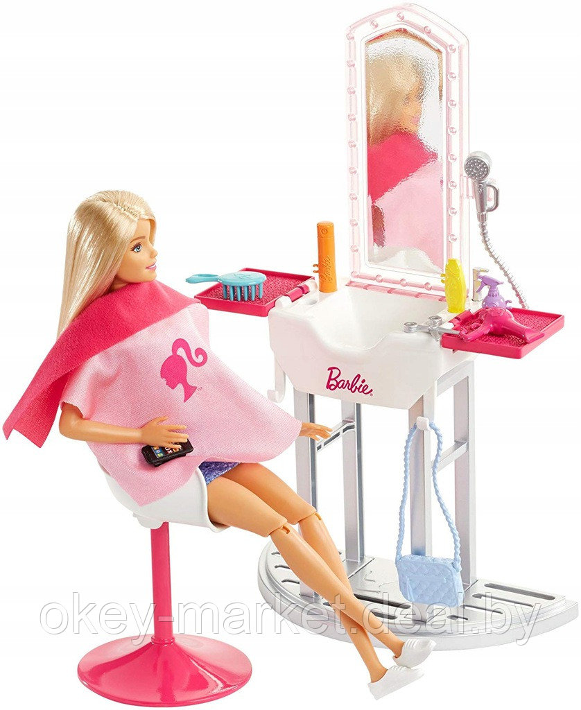 Набор Barbie Style Salon Blonde FJB36 - фото 2 - id-p105324894